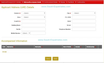 UAE online eVisa Application