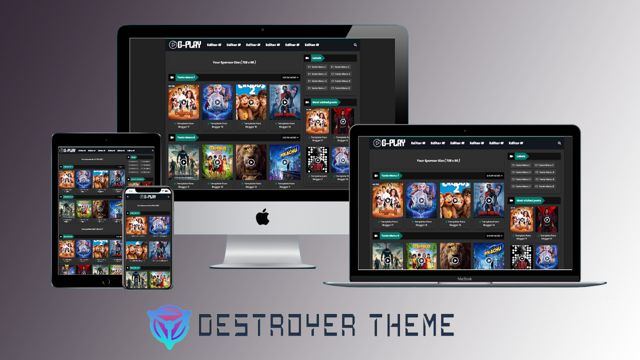 G-play Moviechor Premium Blogger Template