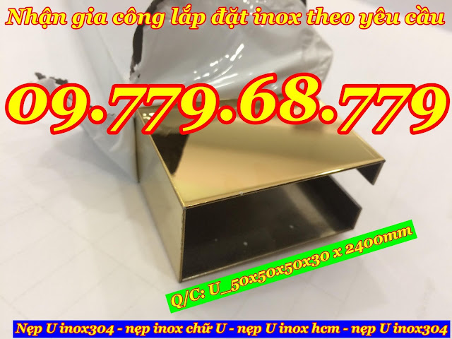 nẹp chữ U inox 304