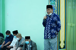 Safari Ramadhan di Masjid Al Hasanah, Walikota Tebingtinggi Mengajak Masyarakat untuk Vaksin Booster  