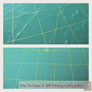 How To Clean And Care For A Self-Healing Cutting Mat by www.madebyChrissieD.com