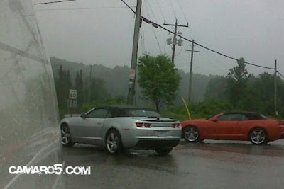 Chevy Camaro Convertible spotted in 2011 in Canada