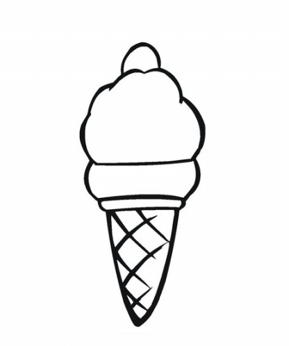  Gambar  Ice Cream Silhouette Clip Art Clker Vector Gambar  