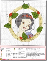 snow white face