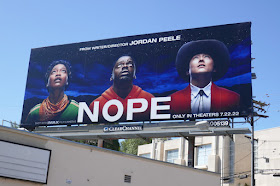 Nope movie billboard