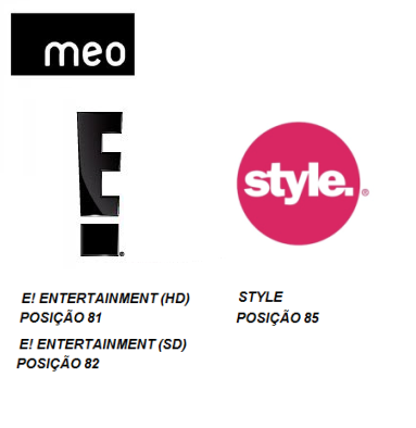 Entertainment Portugal Fans: Canais E! Entertainment e Style com ...