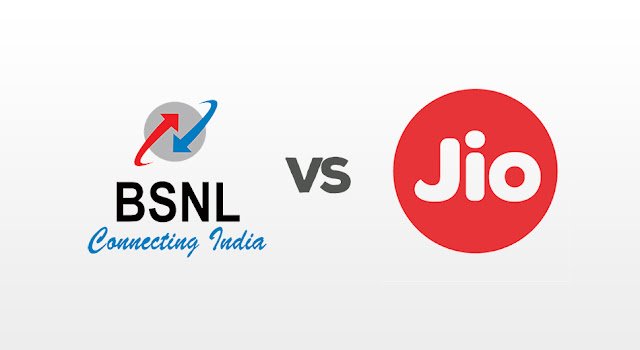 BSNL v/s Jio logo image