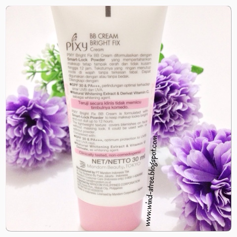 [Review] PIXY BB Cream Bright Fix SPF 30 & PA ++