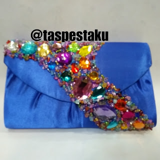 Tas Pesta Biru Eletktik Model Terbaru