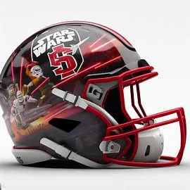 San Diego State Aztecs Star Wars Concept Helmet