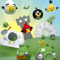 Angry Bird iPad and iPad 2 wallpapers