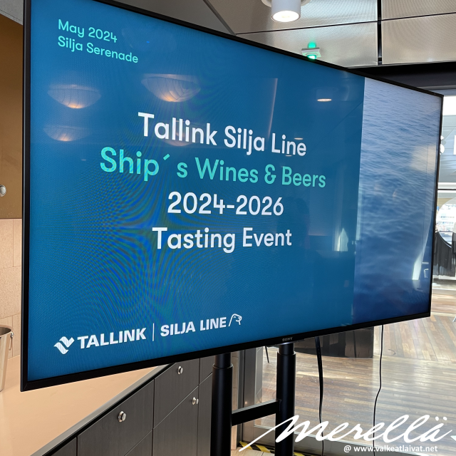 Tallink Silja Line nimikkoviinit ja -oluet 2024-2026