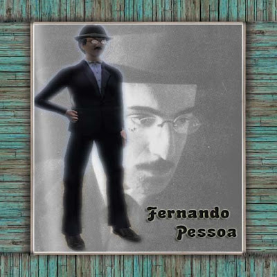 Avatar de Fernando Pessoa no Second Life