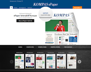 Baca berita terbaru koran kompas hari ini