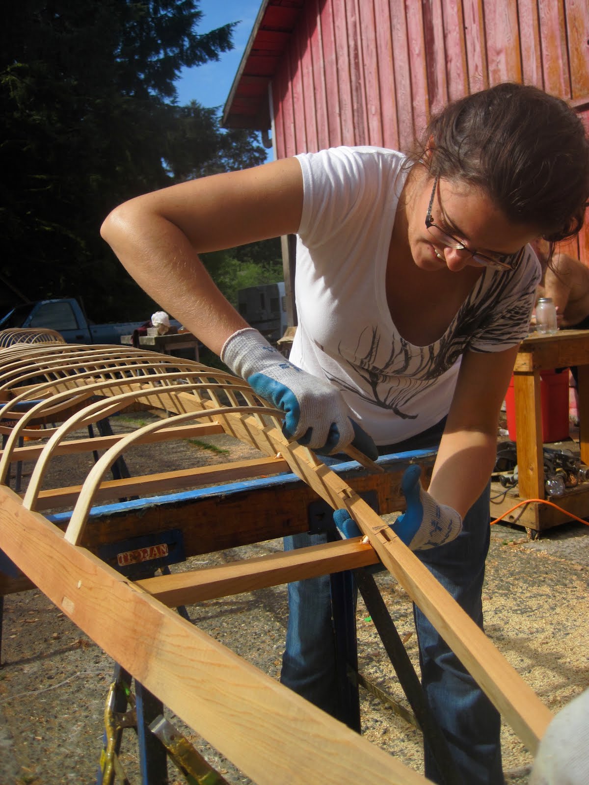 THE CAPTAIN'S BLOG: Skin On Frame Kayak Building Workshop