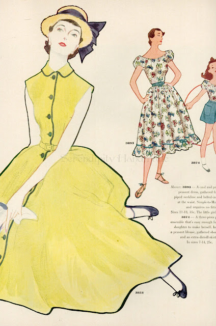 Designed for Action, Simplicity Summer 1952, Madison Avenue Monday, Serendipity Handmade