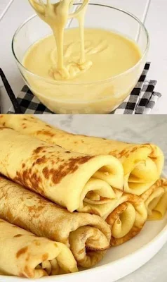 la recette des crêpes au fromage blanc