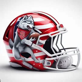 NC State Wolfpack Patriotic Concept Helmet