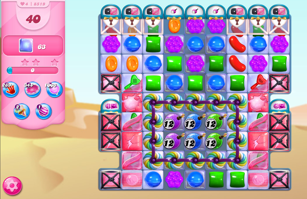 Candy Crush Saga level 8519