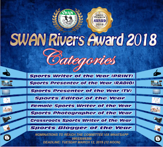 SWAN Rivers Set for 2018 Award Ceremony 