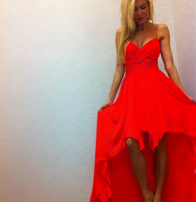 Lauren Jones, Model, Designer, Red Dress