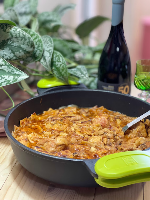 GAZPACHO MANCHEGO O GALIANO CLASICO CON POLLO Y CONEJO