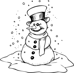 muñecos nieve colorear (13)
