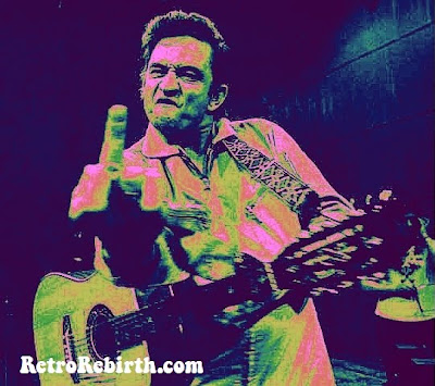 Johnny Cash, Johnny Cash Birthday, , Johnny Cash Middle Finger, Happy Birthday Feb 26, Country Music Musician