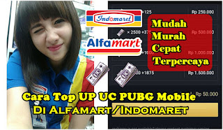 Cara Top Up UC PUBG Mobile Lewat Indomaret/Alfamart