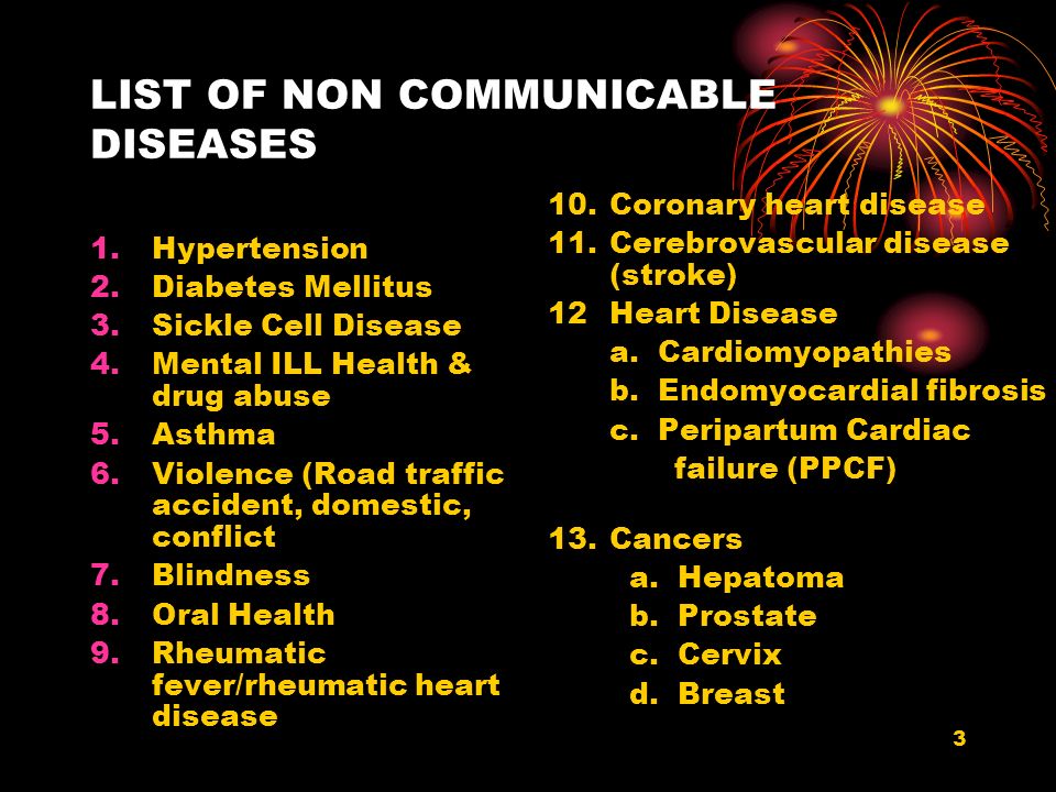 Health Information: Non-communicable Diseases