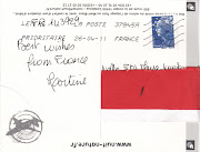 Postcard from France. I got this MontBlanc postcard from Partine. (bulletine frm hubei china new)