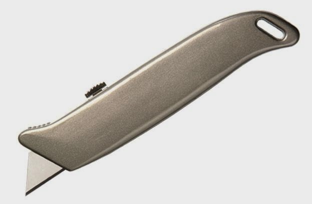 100 x Heavy Duty Metal Retractable Knives Cutters MRK Heavyweight