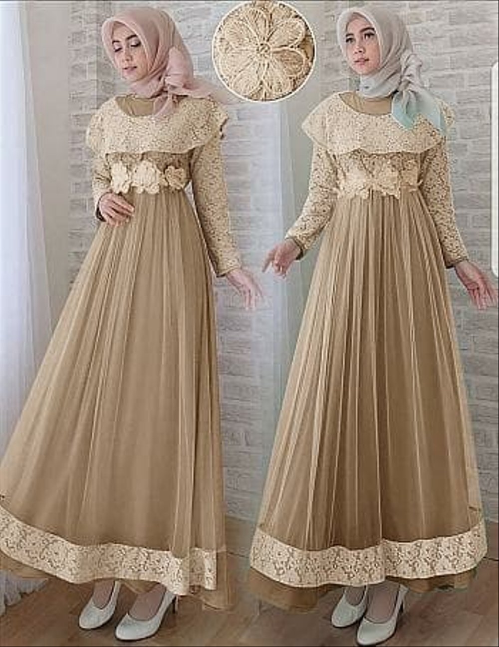 Gamis pesta Mewah