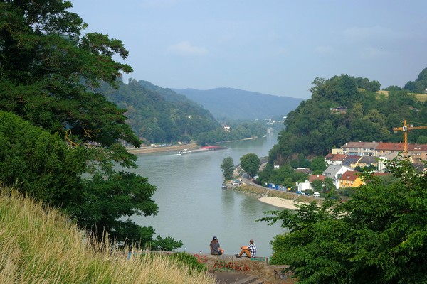 linz château vue danube