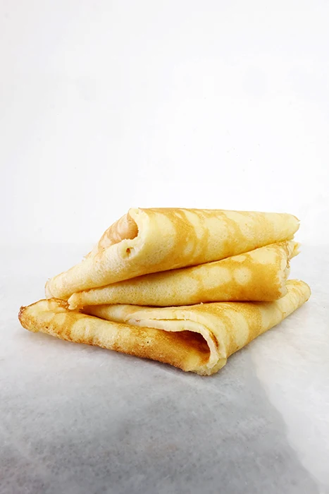 pile of folded crepes
