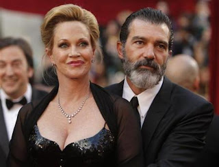 Antonio Banderas with Wife