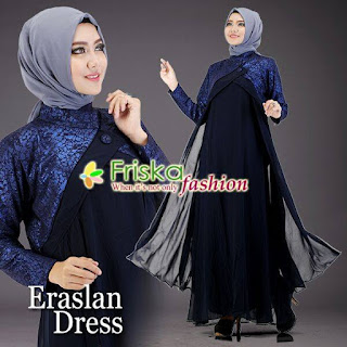 ERASLAN DRESS NAVY