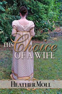 Book cover - His Choice of a Wife by Heather Moll