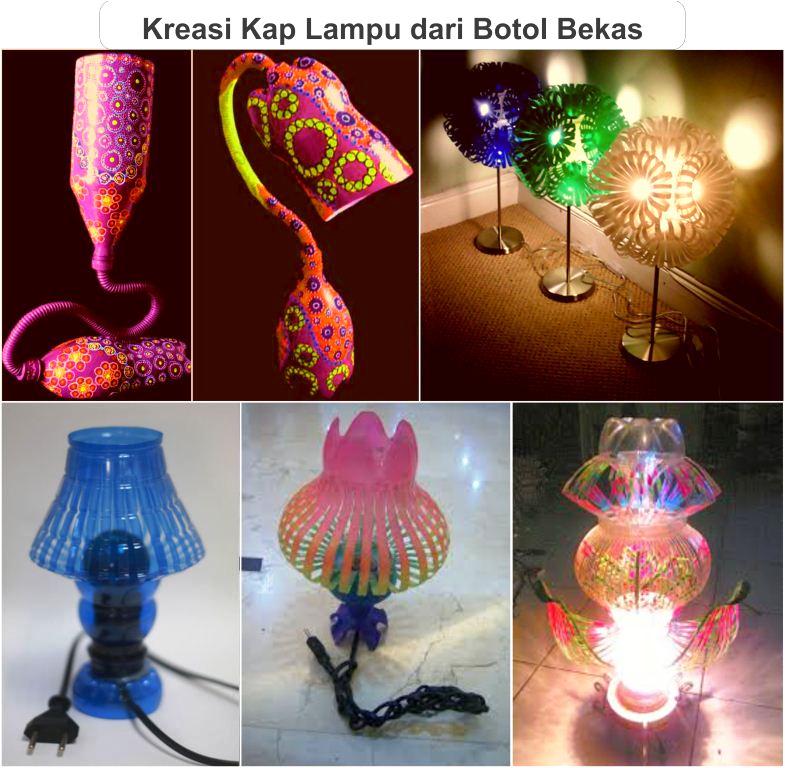 Baru 10+ Kerajinan Kap Lampu Dari Botol Bekas