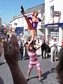 Acrobat at St.Austell Feast Week, Cornwall