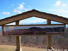 sign board of smokey mountains peaks