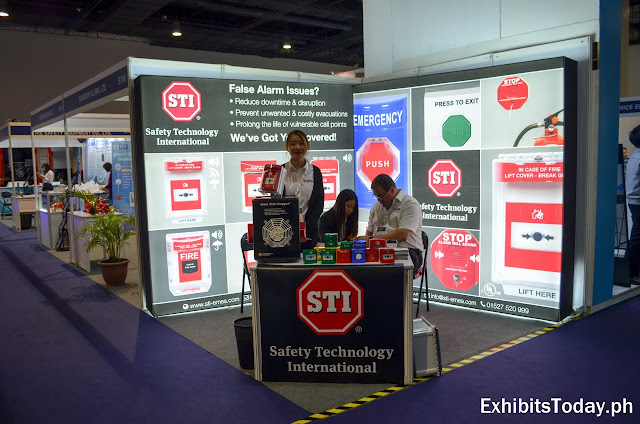 Safety Technology International Exhibit Booth