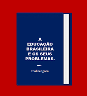 A imagem diz:a educação brasileira e os seus problemas.