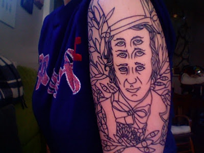 trippy tattoo. trippy Gene Wilder/Willy