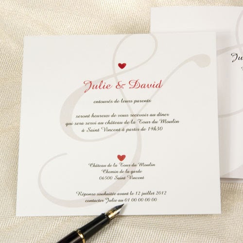 Invitation mariage - Carte mariage - Texte mariage - Cadeau mariage