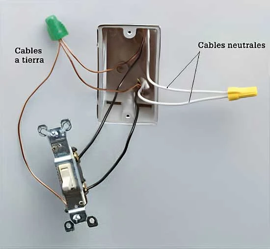 Instalaciones eléctricas residenciales - Conexión de un apagador sencillo