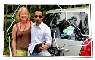 bali tour driver with lina