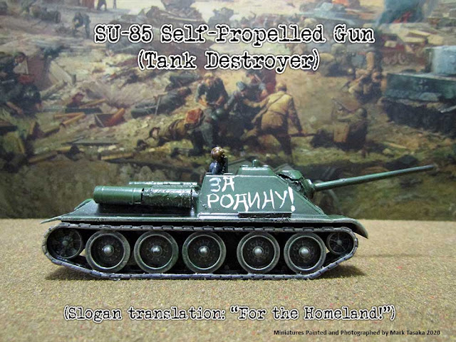 Armourfast 1/72 SU-85 Self-Propelled Gun (Tank Destroyer)