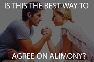 Couple Arm Wrestling: Is this the best way to Agree on Alimony?