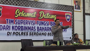  Kombes Pol Hari Purnomo Pimpin Tim Supervisi Fungsi Binmas Korbinmas Baharkam Polri Kunjungi Polres Sergai 